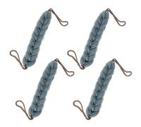 RUNROTOO Stretchable Back Scrubber and Removes Dust 4pcs Comfortable to Use with Pe Material for Body Washing Suitable for Men and Women Shower Accessories