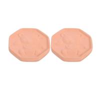 RUNROTOO Terracotta Softener and Keeper Discs Compact Design 2pcs Keeps Soft and for Food Storage Containers for Homes and Kitchens