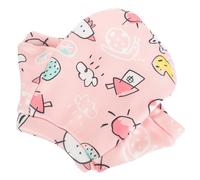 RUNROTOO Thermal Pet Clothes Small Dog Costume Warm Winter Coat with Adorable Cartoon Print Design Polyester Material Easy to Clean for Small Dogs and Cats in Autumn and Winter