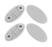 RUNROTOO Toilet Seat Bumper Pads Replacement Part 4pcs Toilet Seat Lid Buffers for Bidet Lid Home Spare Parts Replacement