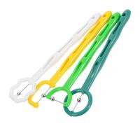 RUNROTOO Tongue Exerciser 4Pcs Oral Muscle Training Tool Made of Stainless Steel for All Ages Designed for Speech Therapy and Tongue Curling Training Routine