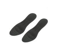 RUNROTOO TPU Liquid Insoles for Therapeutic Foot Massage and Velvet Material, Massaging Shoe Inserts for Heel and Back Treatment, Size XL, Black