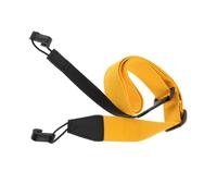 RUNROTOO Ukulele Shoulder Strap Yellow Buckle Strap No Drill Instrument Belt for Musical Instrument Accessory Ukulele Holding Belt