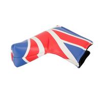 RUNROTOO Union Jack Golf Club Cover Putter Protector with Thick Padding for Center Shaft Mallet Clubs Elastic Soft Headcover to Prevent Dings and Collisions during Play Travel Golf