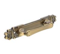 RUNROTOO Vintage Rustic Wooden Door Handle Space-Saving Sliding Mechanism Ergonomic Design Aluminium Alloy Barn Door Pull Wooden Gates