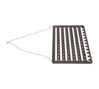 RUNROTOO Wall Mounted Earring Display Rack for Women with Dedicated Slots for Earrings, Necklaces and Keychains, Wooden Jewellery Storage Organizer for Bedrooms and Home Decor