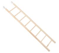 RUNROTOO Wood Bird Ladder for Birds and Mice in Khaki Colour Expands Pet Activity Space for Home Decoration