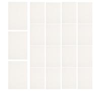 RUNROTOO Xuan Rice Paper with Flat and Smooth Presentation 50pcs Double-Layered White Paper for Chinese Calligraphy and Painting Suitable for Art Practice and Calligraphy Beginners
