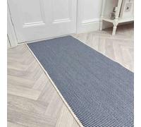 runrug Carpet Runner Rug - Indoor/Outdoor, Reversible, 2mm - 'Coastal' in Blue | Size: 70 cm x 150 cm runrug Blue 70 cm x 150 cm