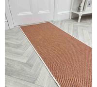 runrug Carpet Runner Rug - Indoor/Outdoor, Reversible, 2mm - 'Coastal' in Terracotta | Size: 60 cm x 180 cm runrug Terracotta 60 cm x 180 cm
