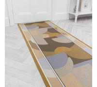 runrug Hallway Runner Rug - Non-Slip, Hardwearing, 5.4mm - 'Malis' in Beige | Size: 66 cm x 210 cm runrug Beige 66 cm x 210 cm