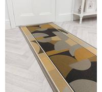 runrug Hallway Runner Rug - Non-Slip, Hardwearing, 5.4mm - 'Malis' in Light Brown | Size: 100 cm x 360 cm runrug Light Brown 100 cm x 360 cm