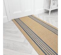 runrug Hardwearing Hallway Runner Rug - Durable Carpet Runner for Hall, Kitchen & High-Traffic Areas - Anti-Slip - 100% Natural Sisal - Multiple Sizes - 69cm x 210cm - 9mm Thick - Morocco, Arabesque