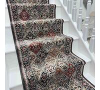 runrug Hardwearing Stair Runner Rug - Durable Carpet with Smooth Texture for Stairs - Stain-Resistant & Pet-Friendly - Multiple Sizes - 450cm x 66cm - Heirloom, Abbey/Multi