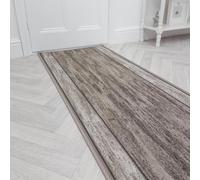runrug Loop Pile Hallway Runner Rug - Tight-Knit Hardwearing Carpet for Hall, Kitchen & Landing - Multiple Sizes - Stain-Resistant - 270cm x 100cm - 5.4mm Thick - Rama, Light Brown