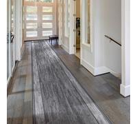 runrug Loop Pile Hallway Runner Rug - Tight-Knit Hardwearing Carpet for Hall, Kitchen & Landing - Multiple Sizes - Stain-Resistant - 270cm x 80cm - 5.4mm Thick - Rama, Graphite