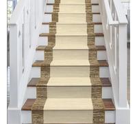 runrug Soft & Comfortable Stair Runner - Smooth & Durable Carpet for Stairs - Stain-Resistant, Fade-Resistant - Multiple Sizes - 60cm x 720cm - 9mm Thick - Morning Mist, Beige