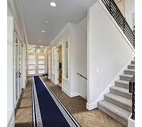 runrug Hallway Runner Rug - Soft Hall Carpet Runner, Kitchen Rug Runner - Stain Resistant Dirt Stopper - Ideal for High Foot-Traffic Areas - 80cm Wide x 180cm Long - Key, Blue