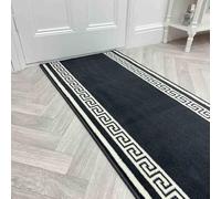 runrug Soft & Luxurious Hallway Runner Rug - Comfortable Carpet for Hall, Kitchen & Corridor - Multiple Sizes - Stain-Resistant, Dirt-Resistant - 70cm x 420cm - 9mm Thick - Key, Dark Grey