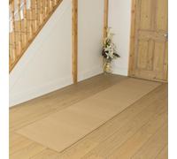 runrug Soft & Luxurious Hallway Runner Rug - Comfortable Carpet for Hall, Kitchen & Corridor - Multiple Sizes - Stain-Resistant, Dirt-Resistant - 60cm x 180cm - 9mm Thick - Plain, Beige