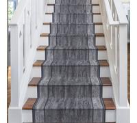 runrug Stair Runner Carpet - Durable, Non-Slip, 5.4mm - 'Rama' in Dark Grey | Size: 100 cm x 690 cm runrug Dark Grey 100 cm x 690 cm