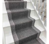 runrug Stair Runner Carpet - Reversible & Durable, 2mm - 'Vichy' in Midnight | Size: 60 cm x 660 cm runrug Midnight 60 cm x 660 cm