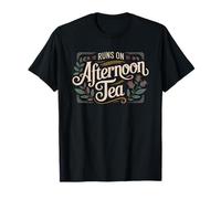 Runs Afternoon Tea British Devotee Morning Ritual Powered T-Shirt