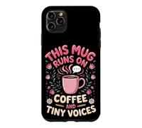 Runs on Coffee and Tiny Voices Elementary Case for iPhone 11 Pro Max