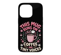 Runs on Coffee and Tiny Voices Elementary Case for iPhone 13 Pro