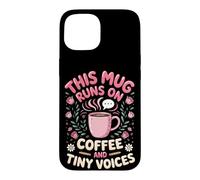 Runs on Coffee and Tiny Voices Elementary Case for iPhone 15