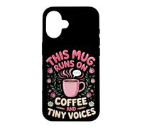 Runs on Coffee and Tiny Voices Elementary Case for iPhone 16