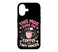 Runs on Coffee and Tiny Voices Elementary Case for iPhone 17