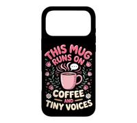 Runs on Coffee and Tiny Voices Elementary Case for iPhone 17 Pro Max