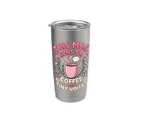 Runs on Coffee and Tiny Voices Elementary Stainless Steel Insulated Tumbler