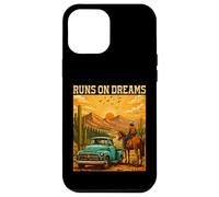 Runs On Dreams Vintage Truck Horse Western Cowboy Case for iPhone 12 Pro Max