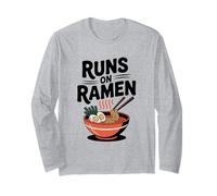 Runs on Ramen Funny Foodie Lover for Ramen Fans Long Sleeve T-Shirt