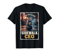 Runs This Sidewalk CEO Funny Rat Meme City Boss Urban T-Shirt