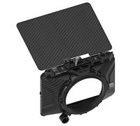 Runshuangyu Mini Lightweight Matte Box Clamp-On Lens Matte Box with Top Flag for DSLR Mirrorless Camera Compatible with 4x4 4x5.65 Filter (Basic Version)