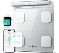 Runstar Smart Scale for Body Weight and Fat Percentage 8-Electrode, Bathroom Scale FSA or HSA Eligible Digital Handle Display with BMI, Body Fat & Muscle Mass 28 Body Composition and Body Score Report