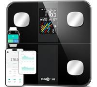 Runstar Smart Scales for Body Weight and Fat Percentage, High Accuracy Digital Bathroom Scale with Large Display for BMI Heart Rate FSA&HSA Eligible 15 Body Composition Analyzer Sync with Fitness App