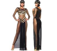 Runstarshow Halloween Costumes Adult Women Sexy Egyptian Costume Egypt Outfit Cleopatra Dress Up Goddess Headpiece Pharaoh Fancy Dress Women Carnival Party Cosplay Accessoires