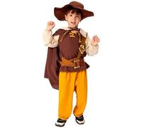 Runstarshow Halloween Costumes for Kids Girls Medieval Renaissance Dress Boys Historical Fancy Dress Fairy Tale Costume Victorian Style Clothing Age 6-10 Years