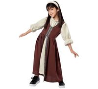 Runstarshow Halloween Costumes for Kids Girls Medieval Renaissance Dress Boys Historical Fancy Dress Fairy Tale Costume Victorian Style Clothing Age 6-10 Years