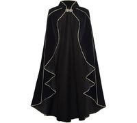 Runstarshow Medieval Cape Women Halloween Costumes Velvet Gothic Sorceress Cloak Adult Renaissance Fancy Dress Vampire Queen Outfit One Size Fits All