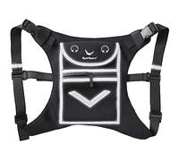Runtasty Running Reflective Backpack Vest fits Any iPhone, iPad Mini & Android Phone - Dual Pocket, Water Resistant & 360 Night Visibility - Adjustable, Comfortable, for Men & Women!