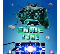 Runtoo Game Wall Stickers 3D Gamer Controller Wall Decals Teenagers Video Gaming Room Decor for Boys Room Kids Bedroom Playroom