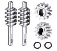 Runup 12T and 13T RC Differential Axle Worm Drive Kit for Axial 1/30 SCX30 | Steel overdrive shaft worm gear RC crawler upgrade parts