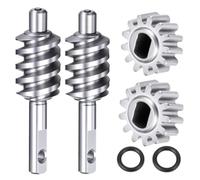 Runup 2/13T RC Differential Axle Worm Gear Set for Axial 1/30 SCX30 | steel overdrive axle worm gear rc crawler upgrade parts