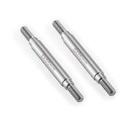 Runup 2pcs Stainless Steel RC Link 1 Pair RC Steering Linkage Kit M4x50mm/55mm/60mm/65mm/70mm~155mm for Axial Wraith SCX10 TRX-4 RC Crawler 1:10 Scale (55mm)