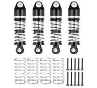 Runup 33mm Large Bore Oil Shock Absorber for AXIAL 1/24 SCX24 FMS FCX24M | Aluminum Thread Adjustable Big Bore Oil Damper 1/24 RC Crawler Upgrade Parts (33mm)